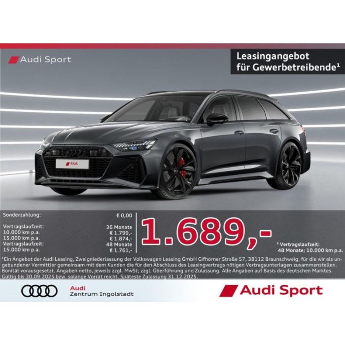 Audi RS6 Avant performance tiptronic BandO UPE 194.670,