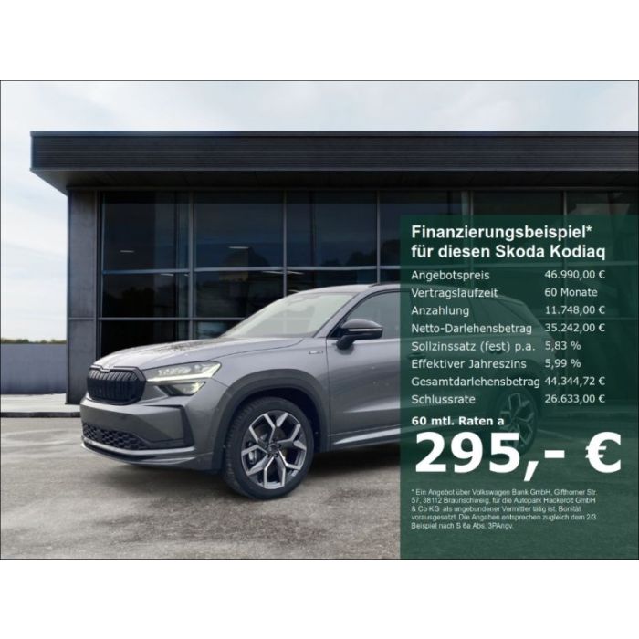 Skoda Kodiaq Sportline 1.5 TSI mHEV DSG  Navi AHK PDC 